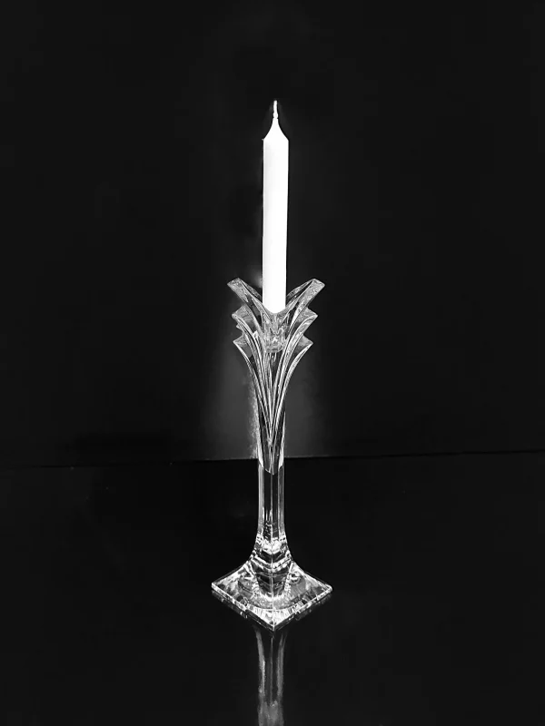 The Oblist Crystal Glass Candleholder - Nachtmann 1980s | Vintage Candle Holders | Candles & Holders