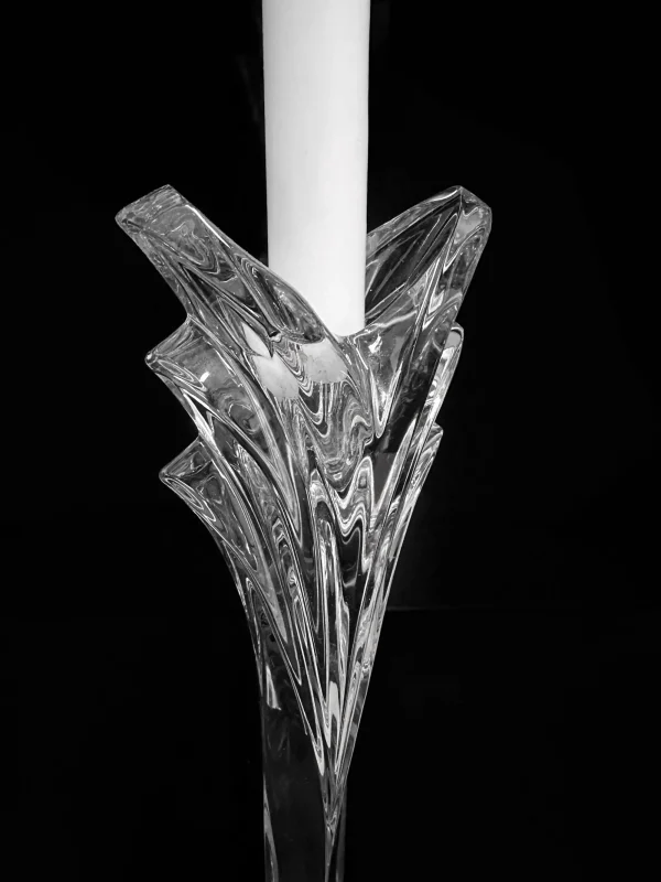 The Oblist Crystal Glass Candleholder - Nachtmann 1980s | Vintage Candle Holders | Candles & Holders