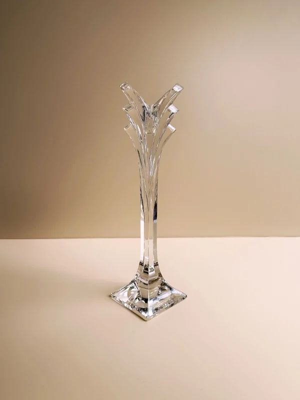 The Oblist Crystal Glass Candleholder - Nachtmann 1980s | Vintage Candle Holders | Candles & Holders