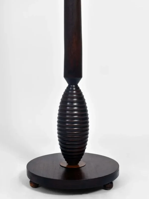 The Oblist Dark Wooden Floor Lamp, 1930s | Floor Lamp | Home Office