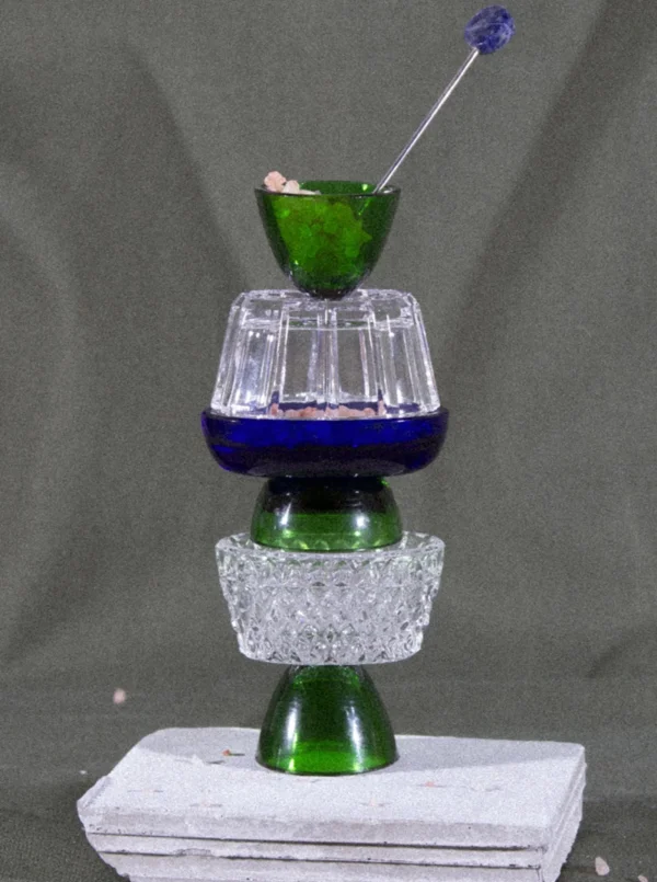 The Oblist Diamantino Salt Cellar Green | Serveware | Dining Room