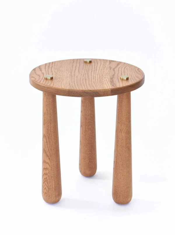 The Oblist Dott Stool, Natural | Chair | Bedroom