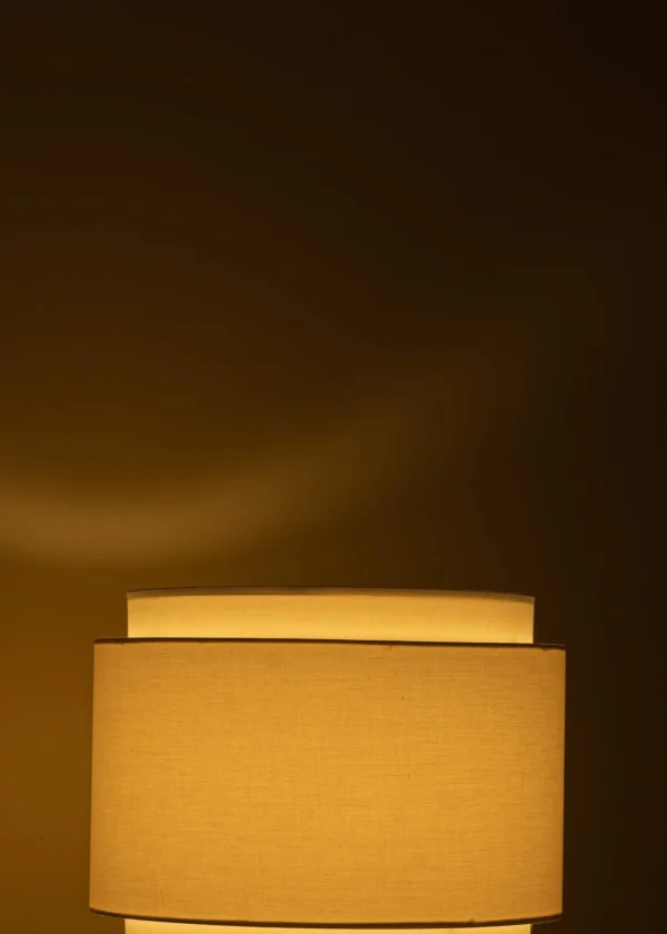 The Oblist Fluta Double Walnut Wood | Table Lamp