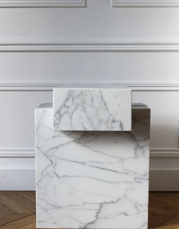 The Oblist Gaia Venato Marble Coffee Table | Coffee & End Tables | End Tables