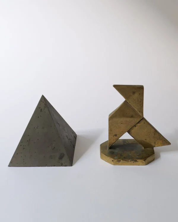 The Oblist Geometric Paper Weights 1930 | Sculptures | Desk Accessories