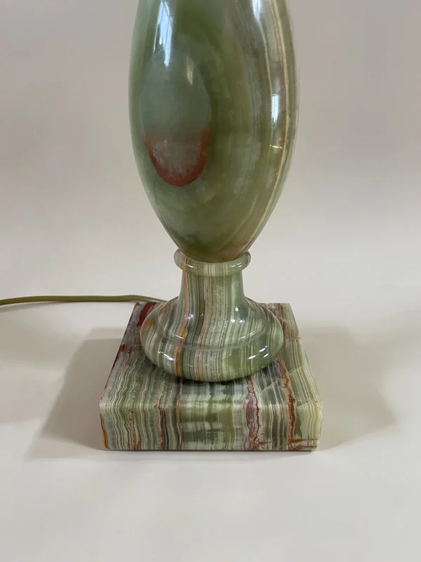 The Oblist Green Onyx Lamp C.1970 | Table Lamp