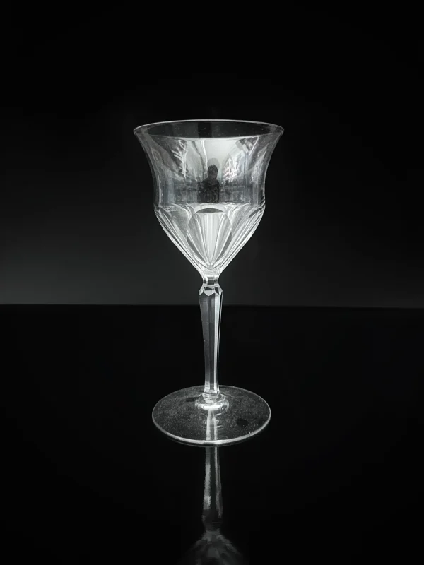 The Oblist 9 Hand Cut Crystal Wine Glasses 1960s | Glasses | Dining Room