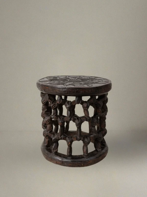 The Oblist Hand-Carved Stool from Cameroon 1950s | Chair | Living Room