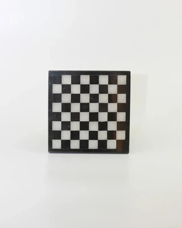 The Oblist Handmade Chess Board in onyx | Games | Living Room