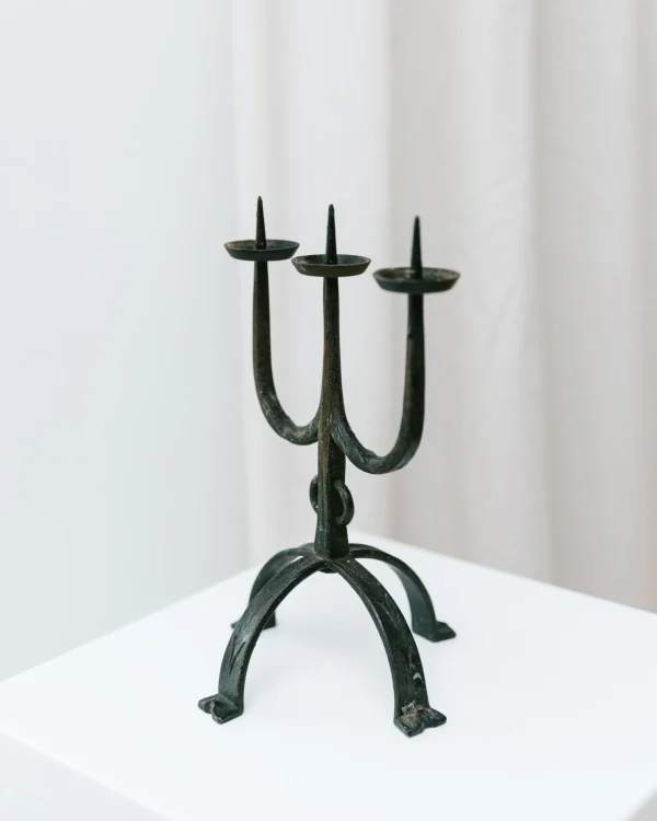 The Oblist Iron Candleholder 70s | Vintage Candle Holders | Candles & Holders