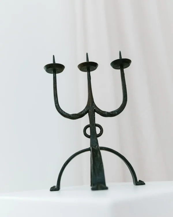 The Oblist Iron Candleholder 70s | Vintage Candle Holders | Candles & Holders