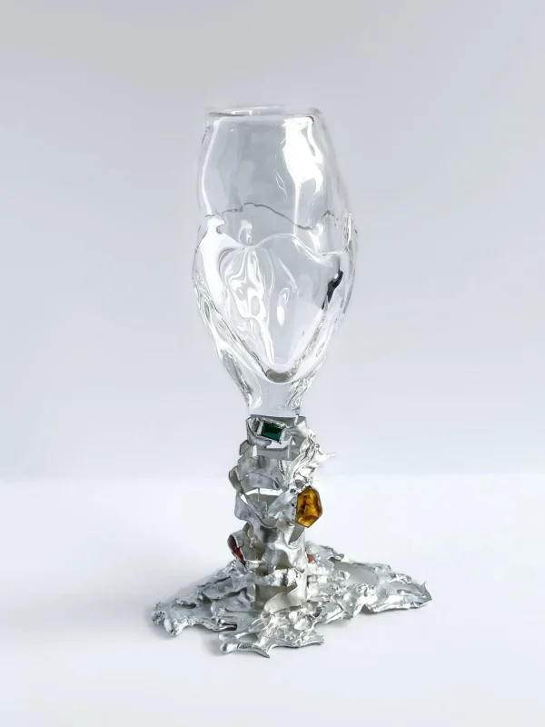 The Oblist Jewelled Goblet no. 8 x Lindsey Fontijn | Sculptures | Glasses