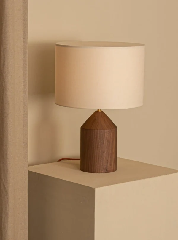 The Oblist Josef Walnut Wood | Table Lamp