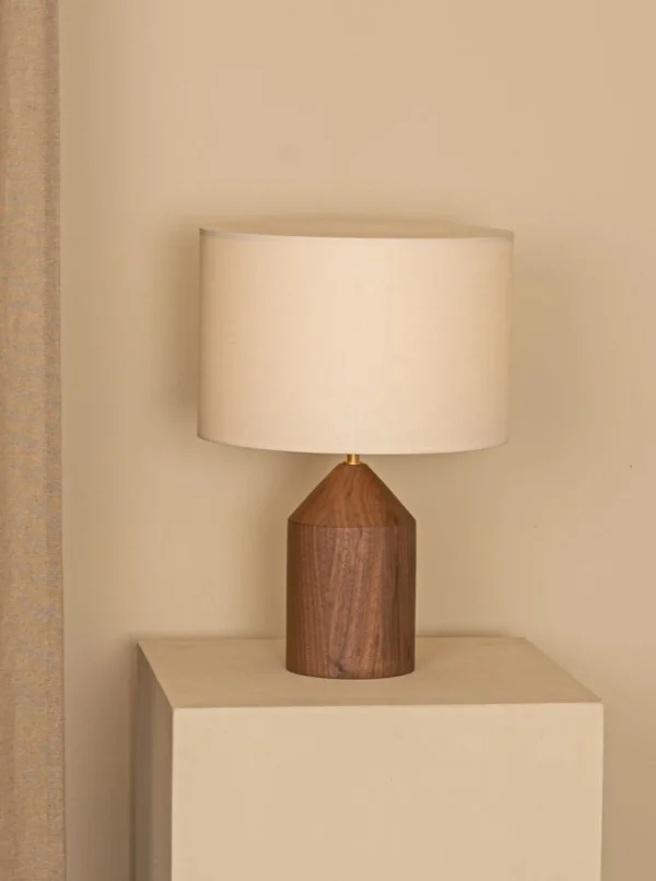 The Oblist Josef Walnut Wood | Table Lamp