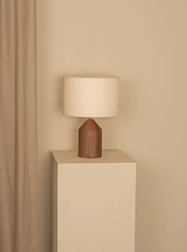 The Oblist Josef Walnut Wood | Table Lamp