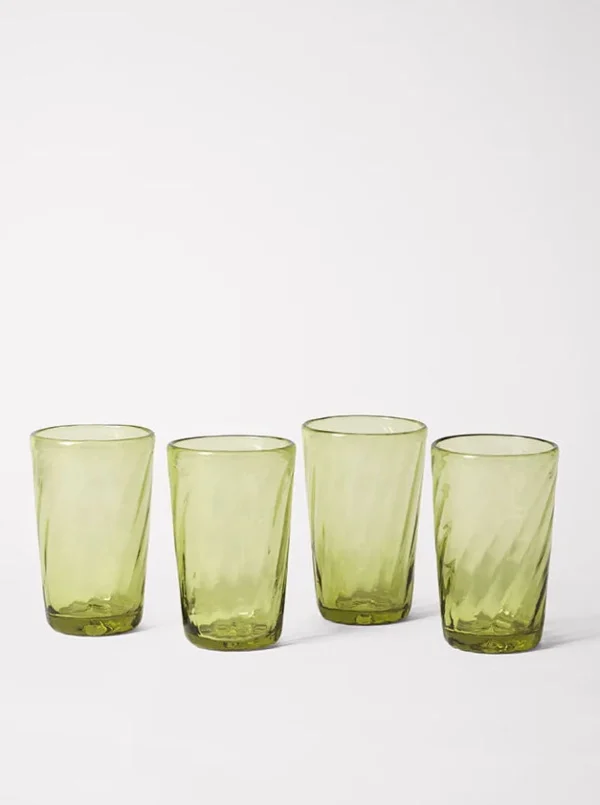 The Oblist Karl Glass Small - Set of Four | Glasses | Dining Room