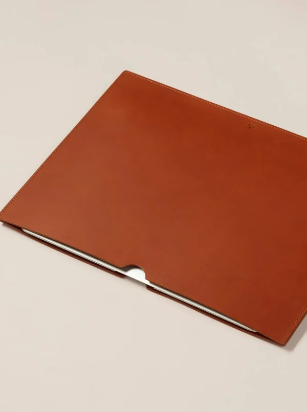 The Oblist Leather Laptop Sleeve | Desk Accessories | Home Office