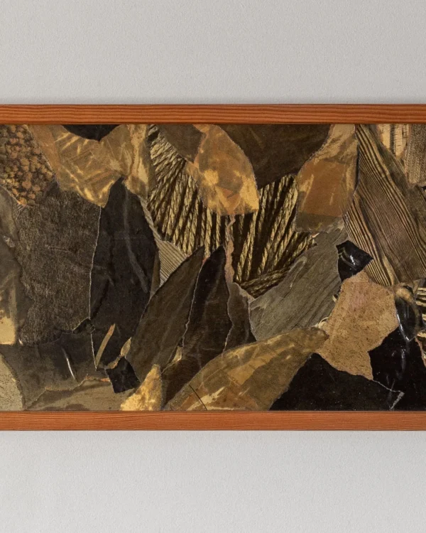 The Oblist Leaves | 1960s Abstract Collage, Sweden | Dining Room