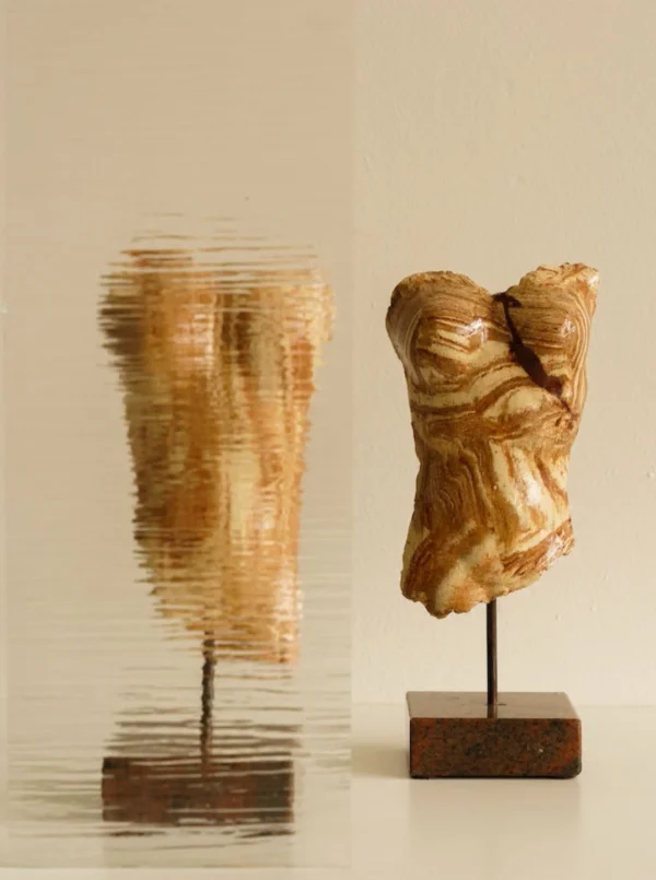 The Oblist Marbled torso sculpture | Sculptures | Living Room