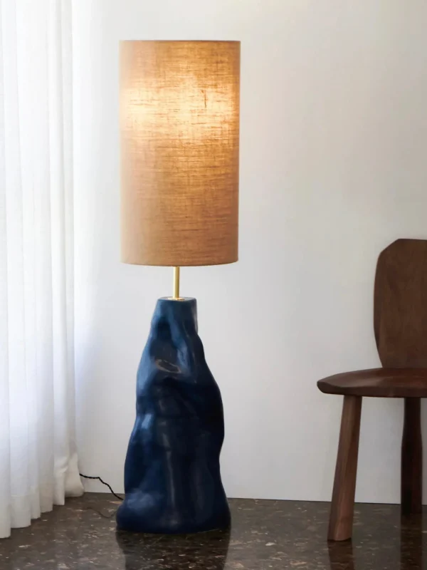 The Oblist Menina Floor Lamp in Blue | Floor Lamp | Living Room