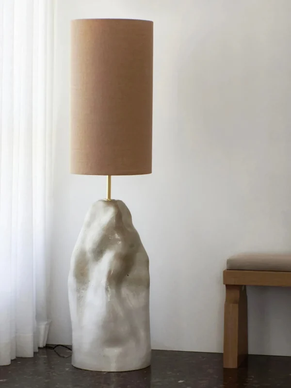 The Oblist Menina Floor Lamp in White | Floor Lamp | Home Office