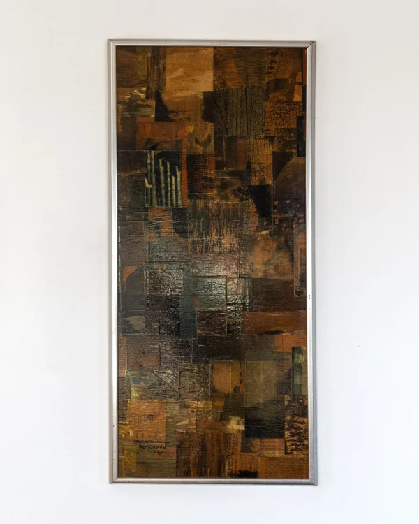 The Oblist Mid-Century Abstract Collage Artwork | 1964, Sweden | Paintings | Home Office