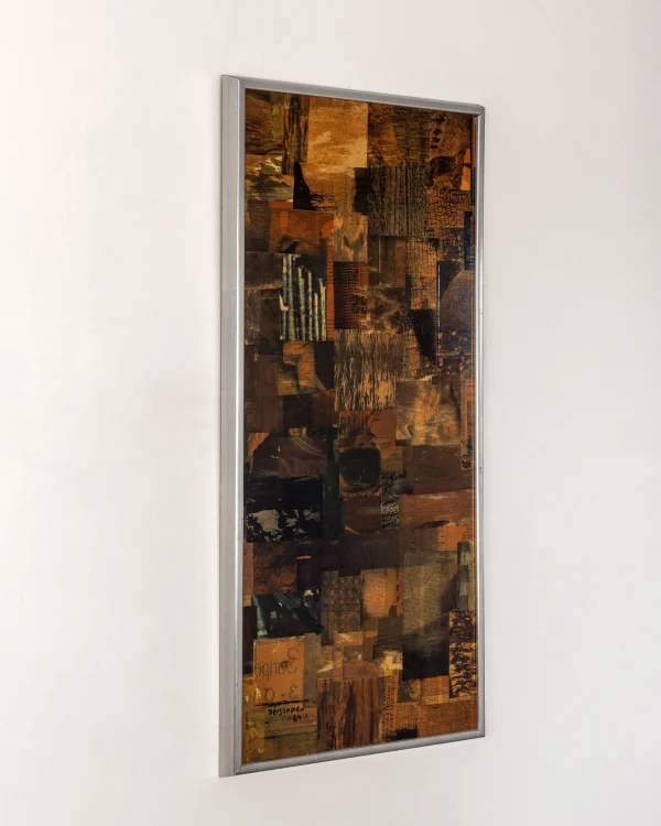 The Oblist Mid-Century Abstract Collage Artwork | 1964, Sweden | Paintings | Home Office