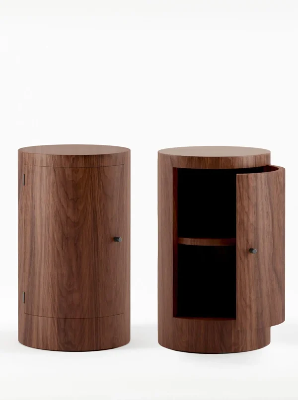 The Oblist Pair of Constant Nightstand in Oiled Walnut | Nightstand | Bedroom