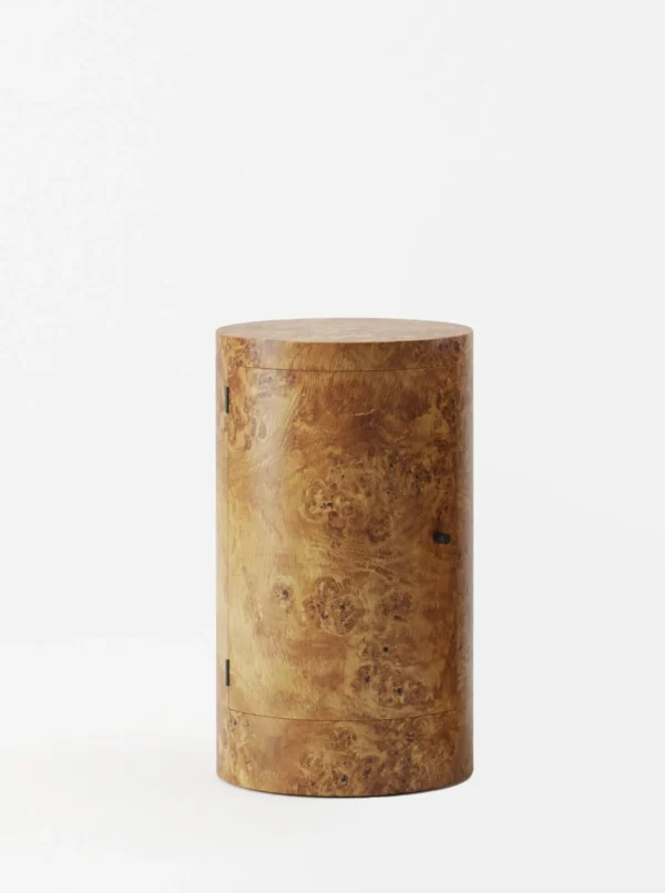 The Oblist Pair of Constant Nightstand in Poplar Burl | Nightstand | Bedroom