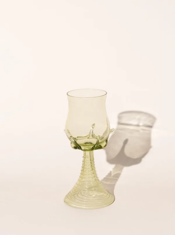 The Oblist Pair Of Mouth Blown Goblets - Claws | Glasses | Dining Room