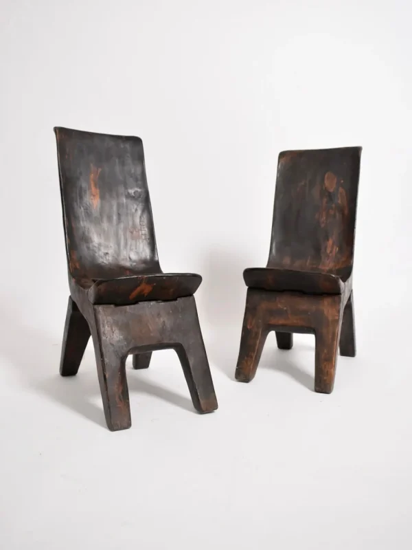 The Oblist Pair of Wood Chairs, 1950s | Vintage Furniture | Chair