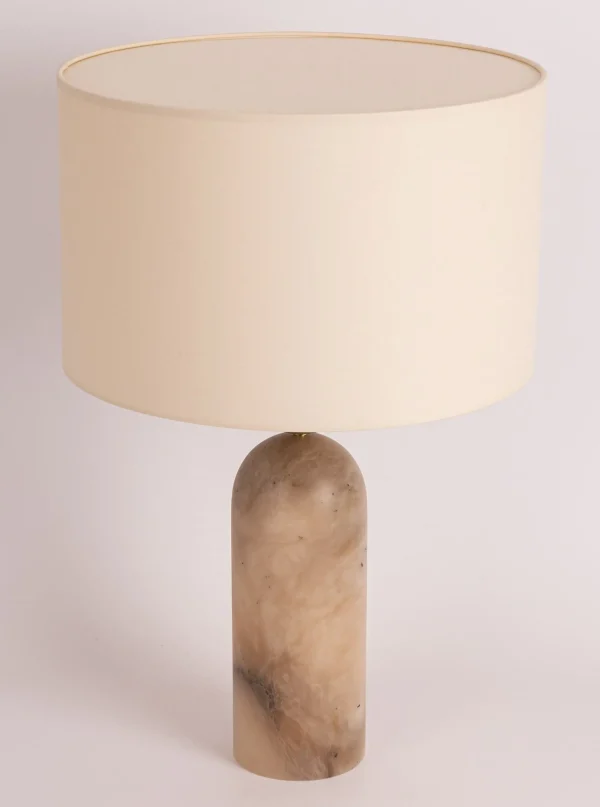 The Oblist Peona Tobacco Alabaster | Table Lamp