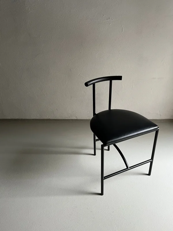 The Oblist 4 Postmodern "Tokyo" Chairs by Rodney Kinsman | Italy | 1980s | Vintage Furniture | Chair