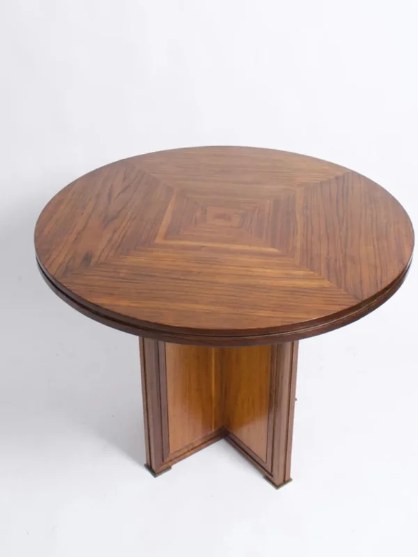 The Oblist Round Wooden Table 1940s | Vintage Furniture | Tables