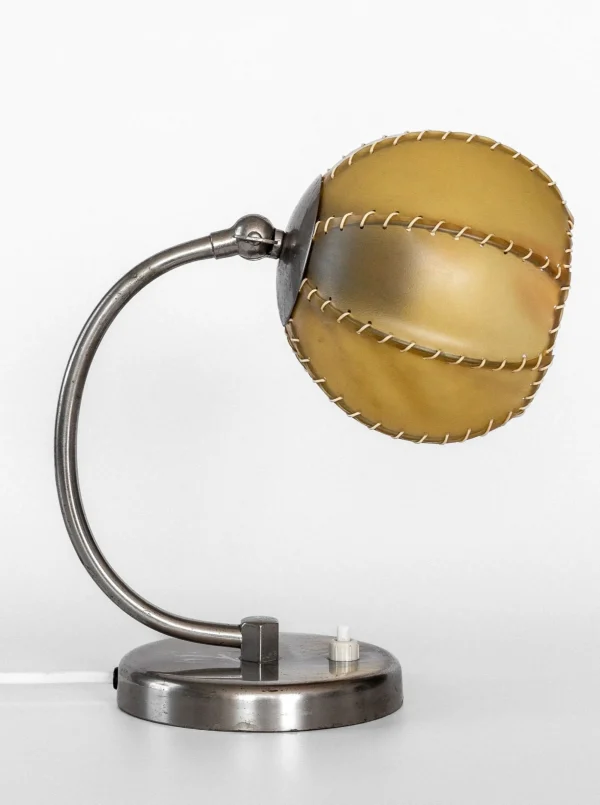 The Oblist 1930s Art Deco Metal Lamp | Table Lamp