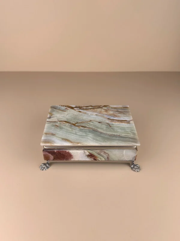 The Oblist 1970s Italian onyx jewellery box | Bathroom Accessories | Boxes