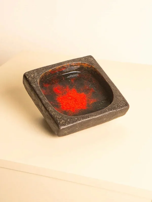 The Oblist 60's Square Ceramic Tray by Jan Van Erp | Vide Poches