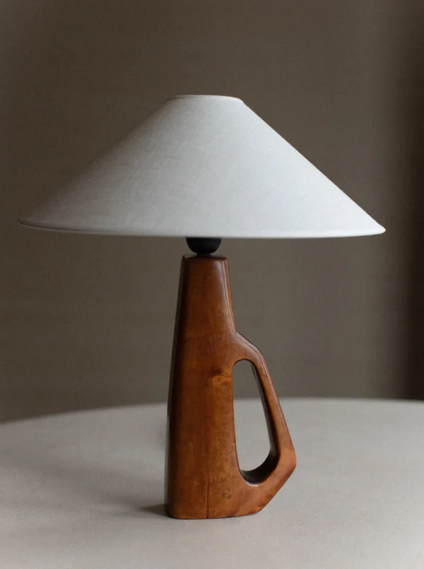 The Oblist 1960's Wooden Lamp | Table Lamp | Living Room