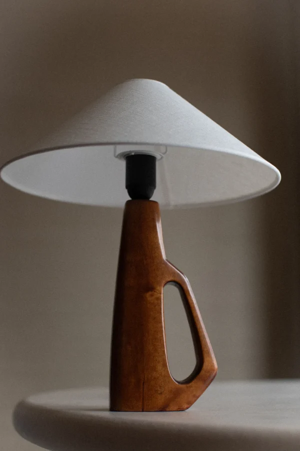 The Oblist 1960's Wooden Lamp | Table Lamp | Living Room