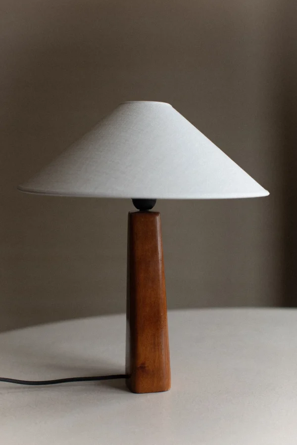 The Oblist 1960's Wooden Lamp | Table Lamp | Living Room