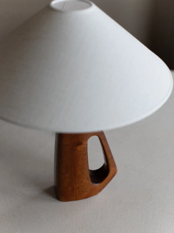 The Oblist 1960's Wooden Lamp | Table Lamp | Living Room