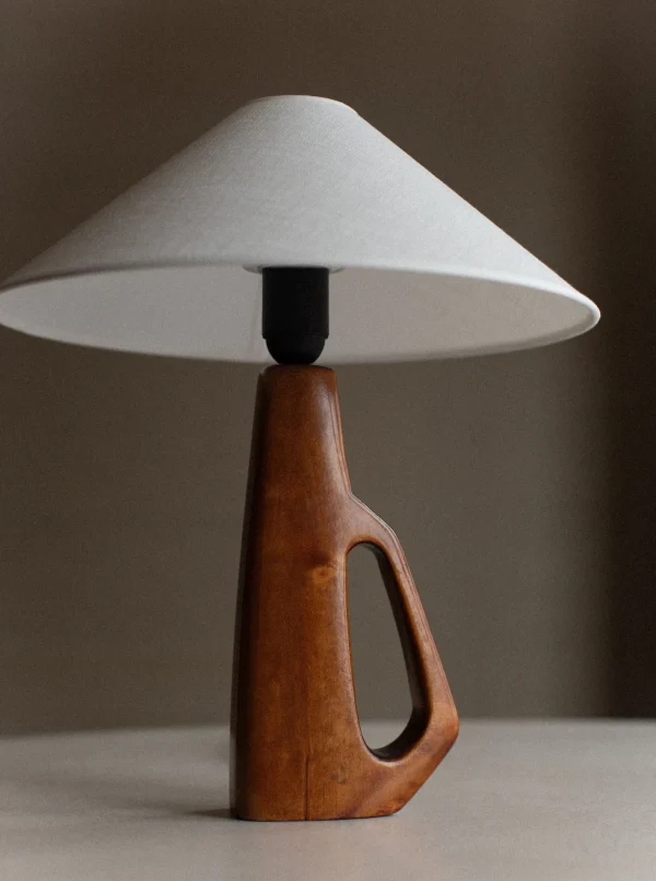 The Oblist 1960's Wooden Lamp | Table Lamp | Living Room