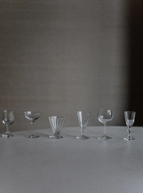 The Oblist Set of Six Mix-Matched Glasses | Vintage Tableware | Glasses