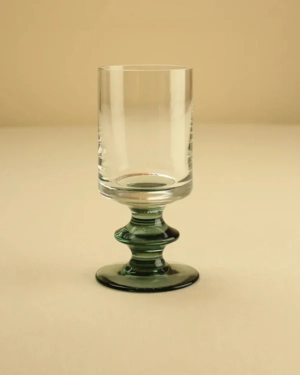 The Oblist Set of Six Wine Glasses | Vintage Tableware | Glasses