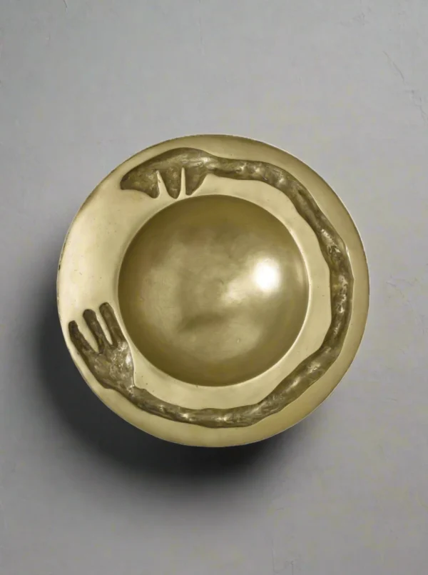 The Oblist Signature Dish Brass Sculpture | Sculptures