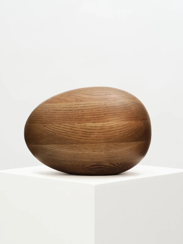 The Oblist Smoked Oak | Egg Sculpture | Sculptures | Living Room