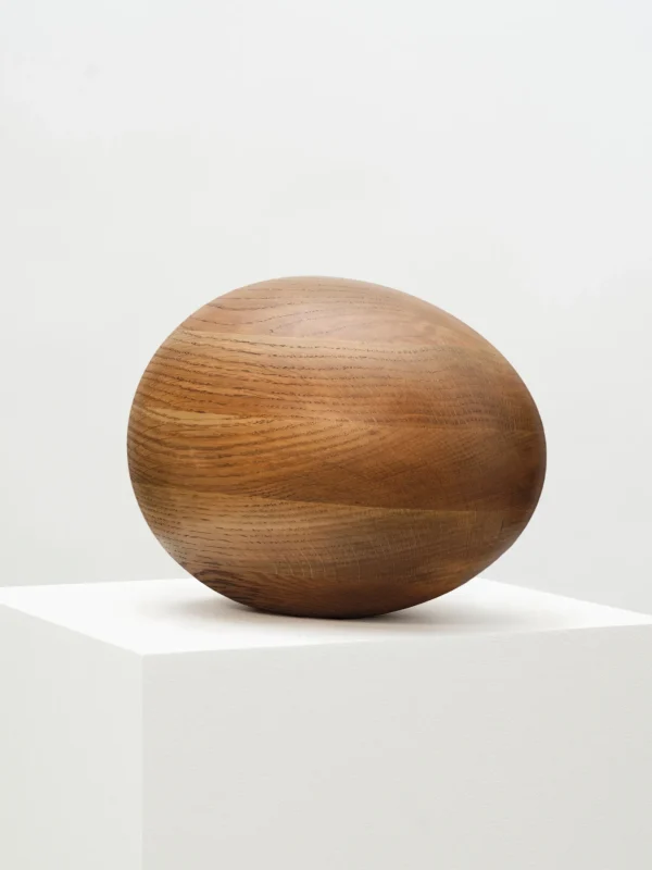 The Oblist Smoked Oak | Egg Sculpture | Sculptures | Living Room