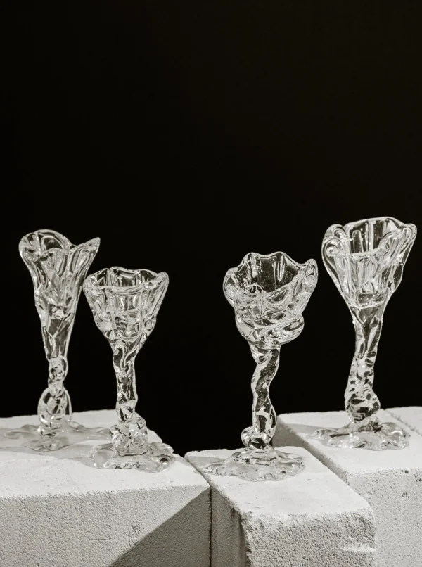 The Oblist Spiky Cocktail Glass - Transparent #2 | Glasses