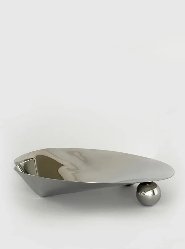 The Oblist 107 - Stainless Steel Footed Serving Bowl | Decorative Dishes | Decorative Dishes