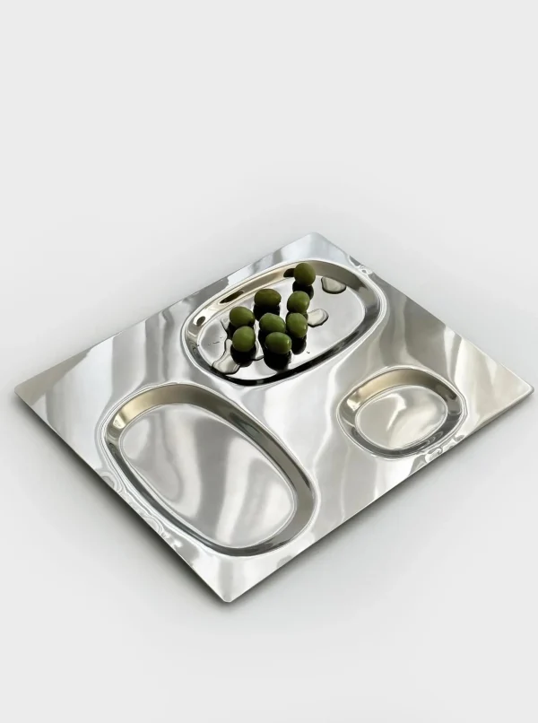 The Oblist 104-2 - Stainless Steel Serving Dish | Decorative Dishes | Decorative Dishes